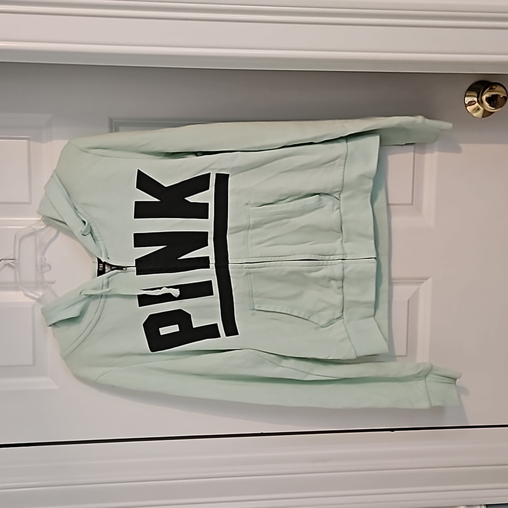 PINK Victoria's Secret Mint Green Hoodie